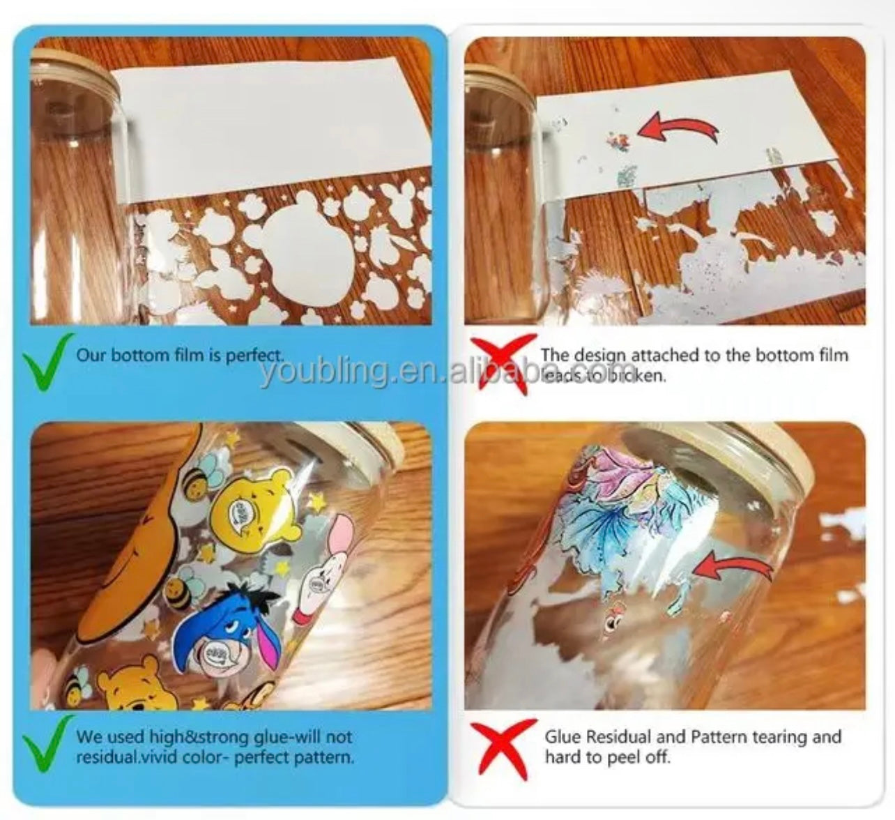 Sailor Moon Cup Transfer Stickers